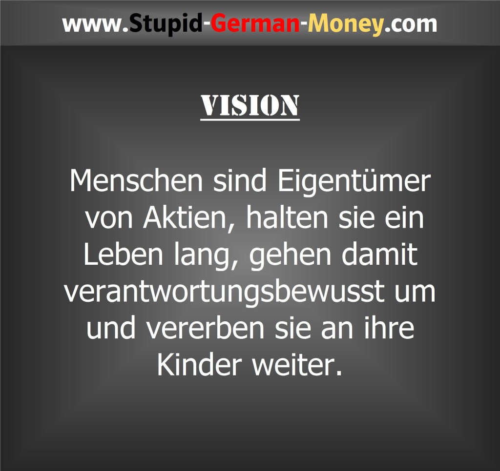 Die Vision hinter dem&nbsp;Blog